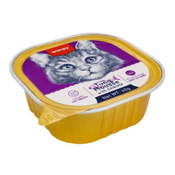 Wanpy (Ванпи) Tuna&Shrimp - Влажный корм консервы для котов тунец креветки