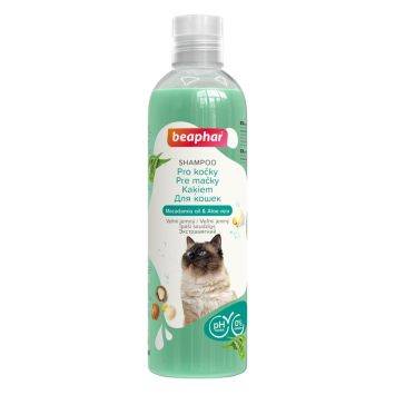 Beaphar (Беафар) Shampoo Macadamia oil & Aloe vera for Cats - Мягкий шампунь для кошек с Макадамией и Алоэ вера