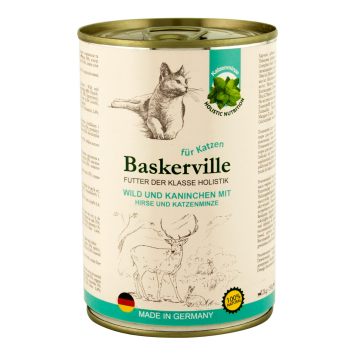Baskerville (Баскервиль) Holistic - Консервированный корм для котов (оленина/кролик)