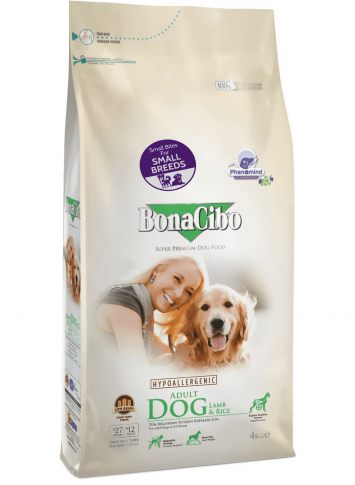 Bonacibo Adult Dog Lamb & Rice  (Бонасибо) Сухой корм для взрослых собак малых пород с мясом ягненка и рисом