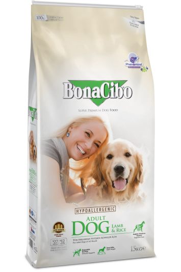 Bonacibo Adult Dog Lamb &Rice (Бонасибо) корм для собак всех пород с ягненком