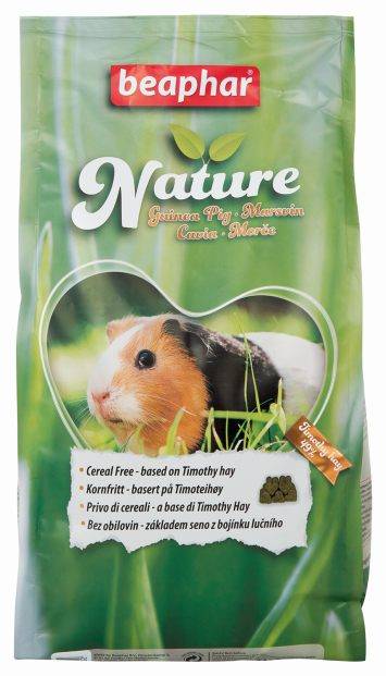 Beaphar (Беафар) Nature Guinea Pig Беззерновой корм с тимофеевкой для морских свинок