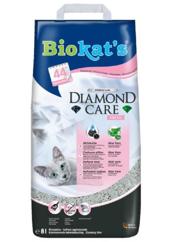 Biokat's (Биокетс) Diamond Care Fresh - Наполнитель комкующийся для кошачьего туалета