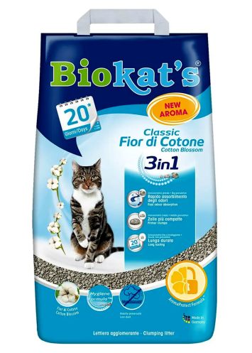 Biokat's (Биокетс) Fior de Cotton 3in1 - Наполнитель для кошачьего туалета с хлопковым ароматом