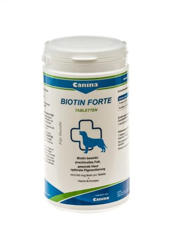 Canina Biotin Forte Tablets (Канина ) Биотин форте активная добавка для поддержания хорошего состояния шерсти, капсулы