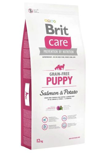 Brit Care (Брит Кеа) Grain-free Puppy Salmon &Potato - Корм для щенков и молодых собак всех пород (лосось/картофель)