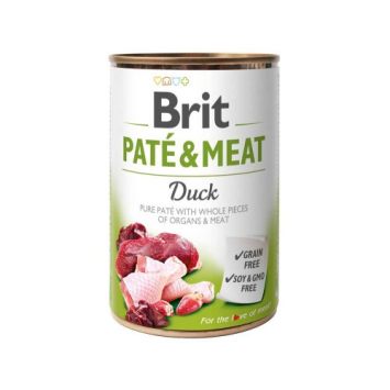 Brit Pate &Meat Duck - консервы для собак, утка