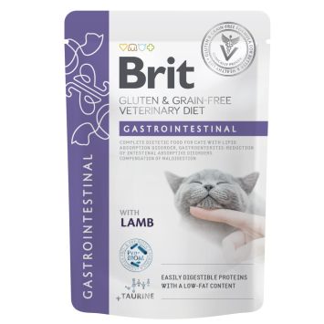 Brit (Брит) VetDiet Gastrointestinal - Корм ??влажный для кошек с ягненком
