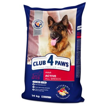 Клуб 4 лапы (Club 4 paws) Premium Active - Корм для взрослых активных собак всех пород