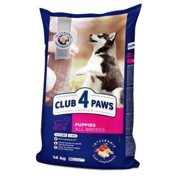 Club 4 Paws (Клуб 4 Лапы) Premium - Корм для щенков всех пород с курицей