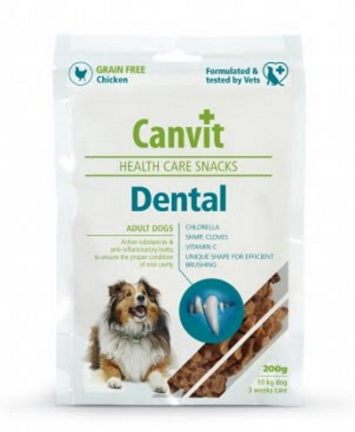 Canvit (Канвит Дентал ) Dental - лакомства для взрослых и стареющих собак уход за зубами и ротовой полостью