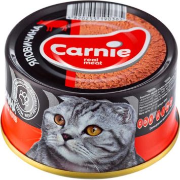 Carnie (Карни) – Консервированный паштет для взрослых котов (говядина)