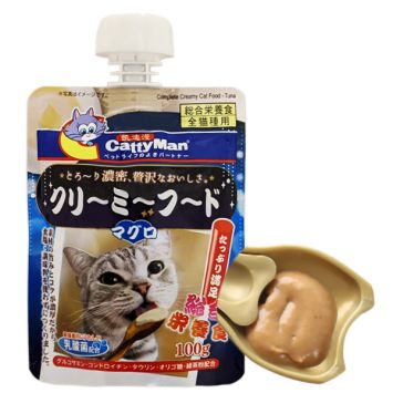 CattyMan (КэттиМен) Creamy Food Tuna – Жидкое лакомство крем-суп с тунцом для котов и котят