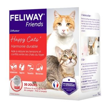 Ceva Feliway Friends (Сева Феливей Френдс) Коррекция поведения, феромон для нескольких кошек в помещении, дифузор + сменный блок 48 мл