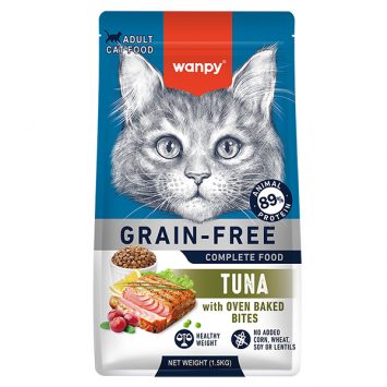 Wanpy (Ванпі) Adult Cat Grain Free Tuna - Сухий беззерновий корм для котів, тунець