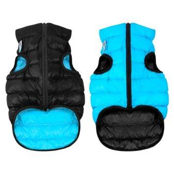 Collar (Коллар) AiryVest двусторонняя курточка для собак, черно-голубая