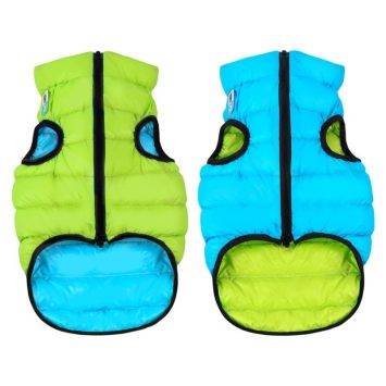 Collar (Коллар) AiryVest двусторонняя курточка для собак, салатово-голубая