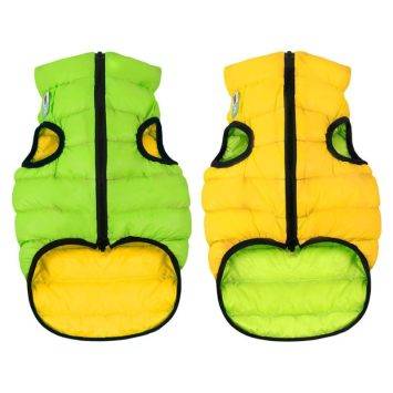 Collar (Коллар) AiryVest двусторонняя курточка для собак, желто-салатовая