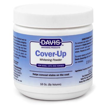 Davis Cover-Up Whitening Powder - маскирующая отбеливающая пудра для собак и кошек
