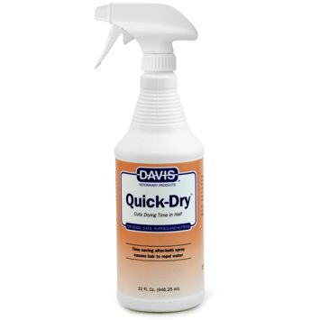 Davis (Дэвис) Quick-Dry Spray - Спрей "Быстрая сушка" для собак и котов