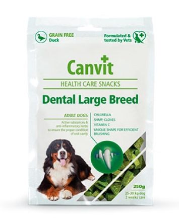 Canvit (Канвит Дентал ЛБ) Dental Large Breed - полувлажные функциональные лакомства для собак