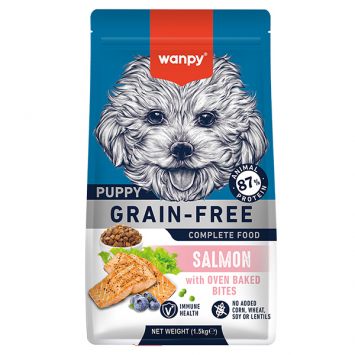 Wanpy (Ванпи) Puppy Grain Free Salmon - Сухий беззерновий корм для цуценят (лосось)