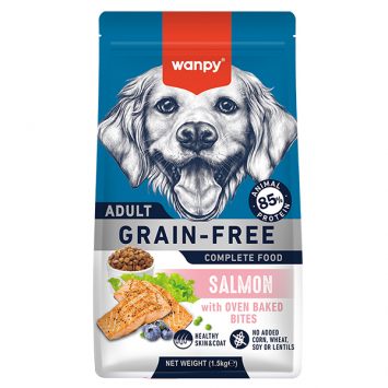 Wanpy (Ванпі) Adult Dog Grain Free Salmon Сухий беззерновий корм для собак (лосось)