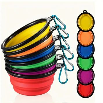 Складна дорожня миска для собак