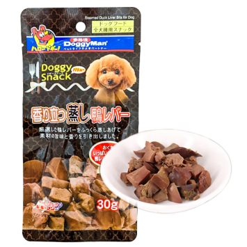 DoggyMan (ДоггиМен) Steamed Duck Liver – Лакомство кусочки утиной печени для собак и щенков
