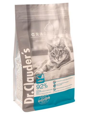 Dr.Clauder’s (Доктор Клаудер) Grainfree Сухой корм для взрослых котов с чувствительным пищеварением