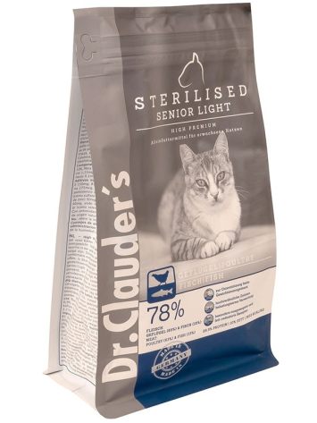 Dr.Clauder’s (Доктор Клаудер) Sterelized/Light/Senior Сухой корм для стерилизованных кошек старше 8 лет / или избыточным весом