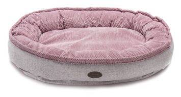 Harley & Cho (Харлі енд Чо) Donut Pink овальний лежак для собак (розовий)