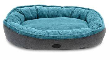 Harley & Cho (Харлі енд Чо) Donut Ocean овальний лежак для собак (голубий)