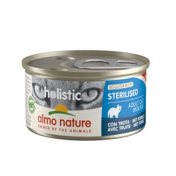 Almo Nature (Альмо Натюр) Holistic Sterilised Cat - Консервированный корм для стерилизованных кошек (форель)