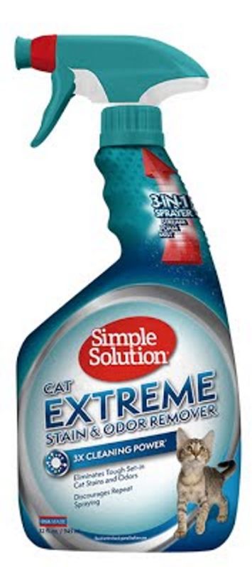 Simple Solutions (Симпл Солюшн) Cat Extreme Stain and Odor Remover - Для нейтрализации запахов удаления пятен, с про-бактериями и энзимами