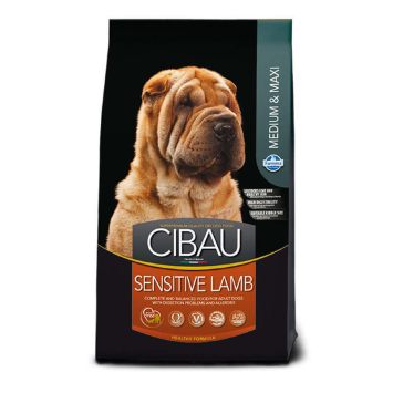 Farmina (Фармина) Cibau Sensitive Lamb Medium/Maxi – Сухой корм для взрослых собак средних и крупных пород с чувствительным пищеварением (ягненок)