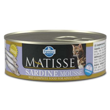Farmina (Фармина) Matisse Cat Mousse Sardine – Консервированный корм для котов (сардина)