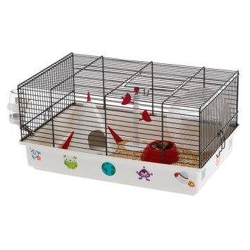 Ferplast (Ферпласт) Cage Criceti 9 Space Black клетка для хомяка, 46x29,5x23 см (черный металл)