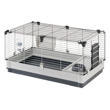 Ferplast (Ферпласт) Cage Krolik Large Gray клетка для кролика, 100x60x50 см (серый металл)