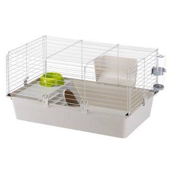 Ferplast (Ферпласт) Cage Rabbit 80 Gray - Клетка для морской свинки, 77x48x42 см