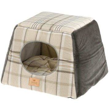 Ferplast (Ферпласт) Edinburgh домик для кошек и собак (коричневый)