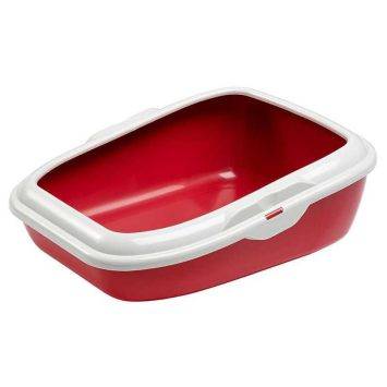 Ferplast (Ферпласт) Moderna туалет для кошек с фиксаторами для гигиенических пакетов (47x36x5,5 см)