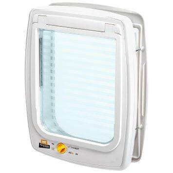 Ferplast (Ферпласт) Swing 11 Tunnel White двери врезные для крупных кошек, средних и больших собак (белый)