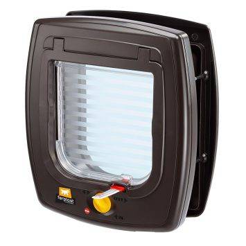 Ferplast (Ферпласт) Swing 5 Tunnel Brown двери врезные для кошек и щенков (коричневый)