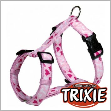 Trixie (Трикси) Modern Art - Шлея  XS 25 - 35 см / 10 мм розовая