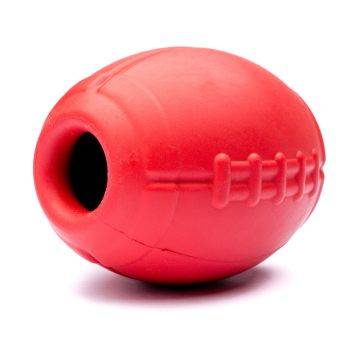 SodaPup (Сода Пап) Football – Жевательная игрушка-диспенсер Футбольный мяч для лакомств для собак, красный