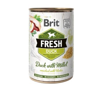 Brit Fresh (Брит Фрэш) Duck Millet– для собак с уткой и пшеном 400 гр