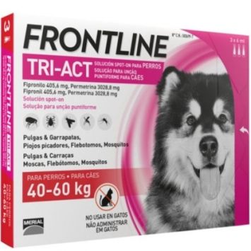 Frontline Tri-Act (Фронтлайн Три-Акт) Капли для собак от 40 до 60 кг