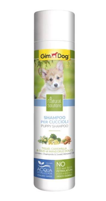 GimDog (ДжимДог) Natural Solution «linden, Camomile & Sweet Almond Oil»  - Шампунь для щенков