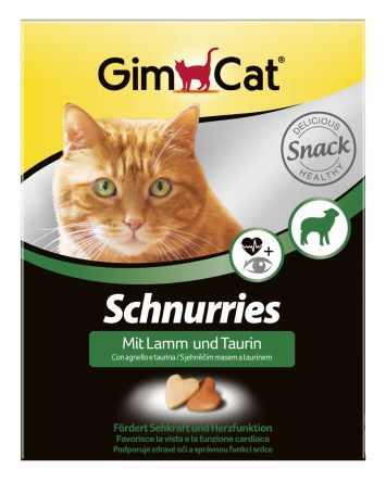 GimCat (ДжимКет) Schnurries лакомство для кошек с таурином и ягненком